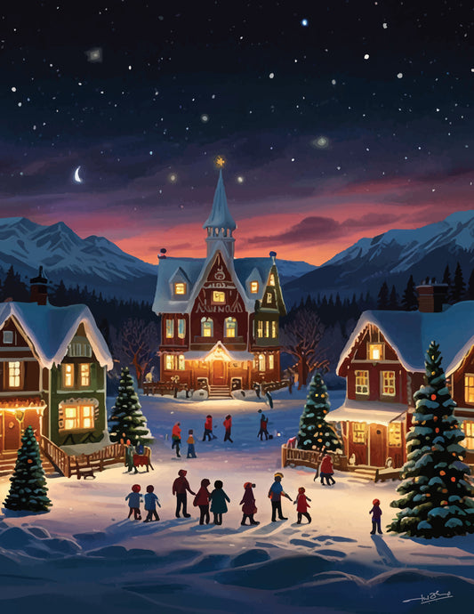 Unwrap the magic of Christmas through art!