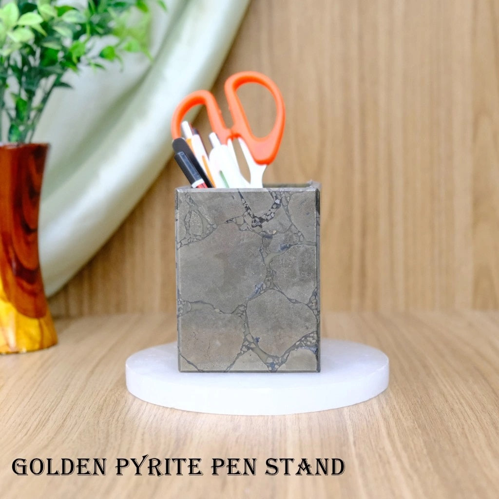 Pyrite Pen Holder