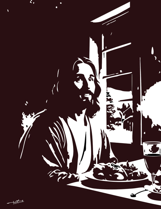 Jesus Minimalist Artwork 2.0