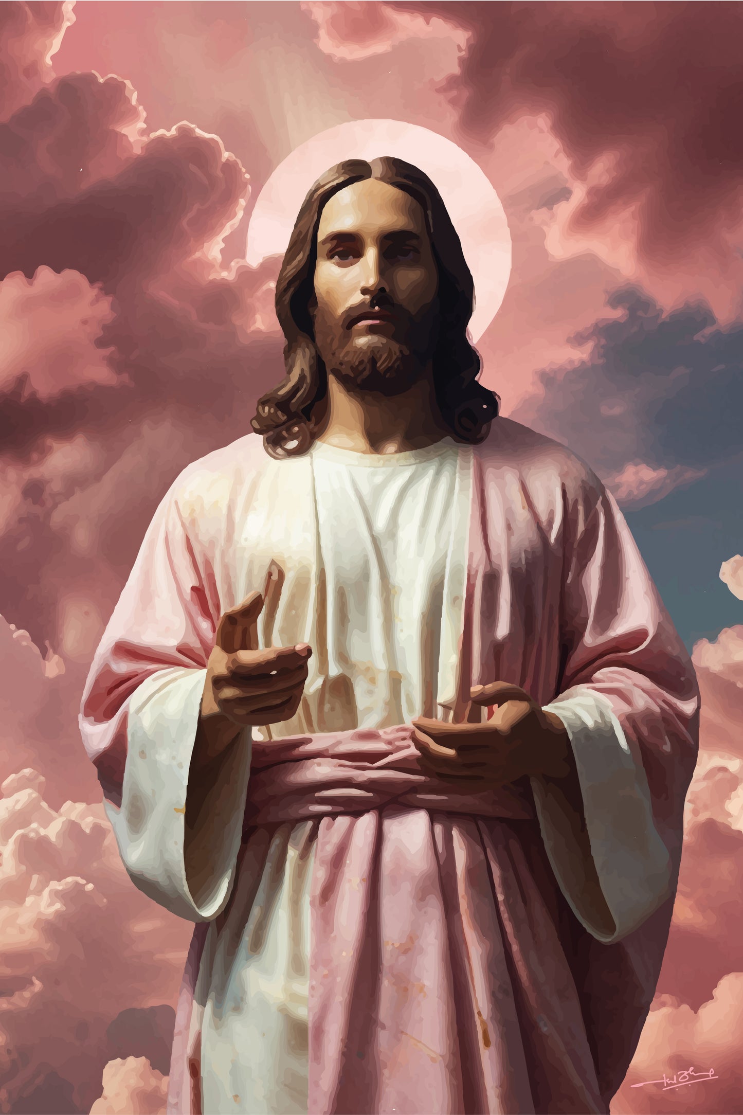 Jesus Christ / Digital Art / The Holy One of Bethlehem / Jesus Christ Painting