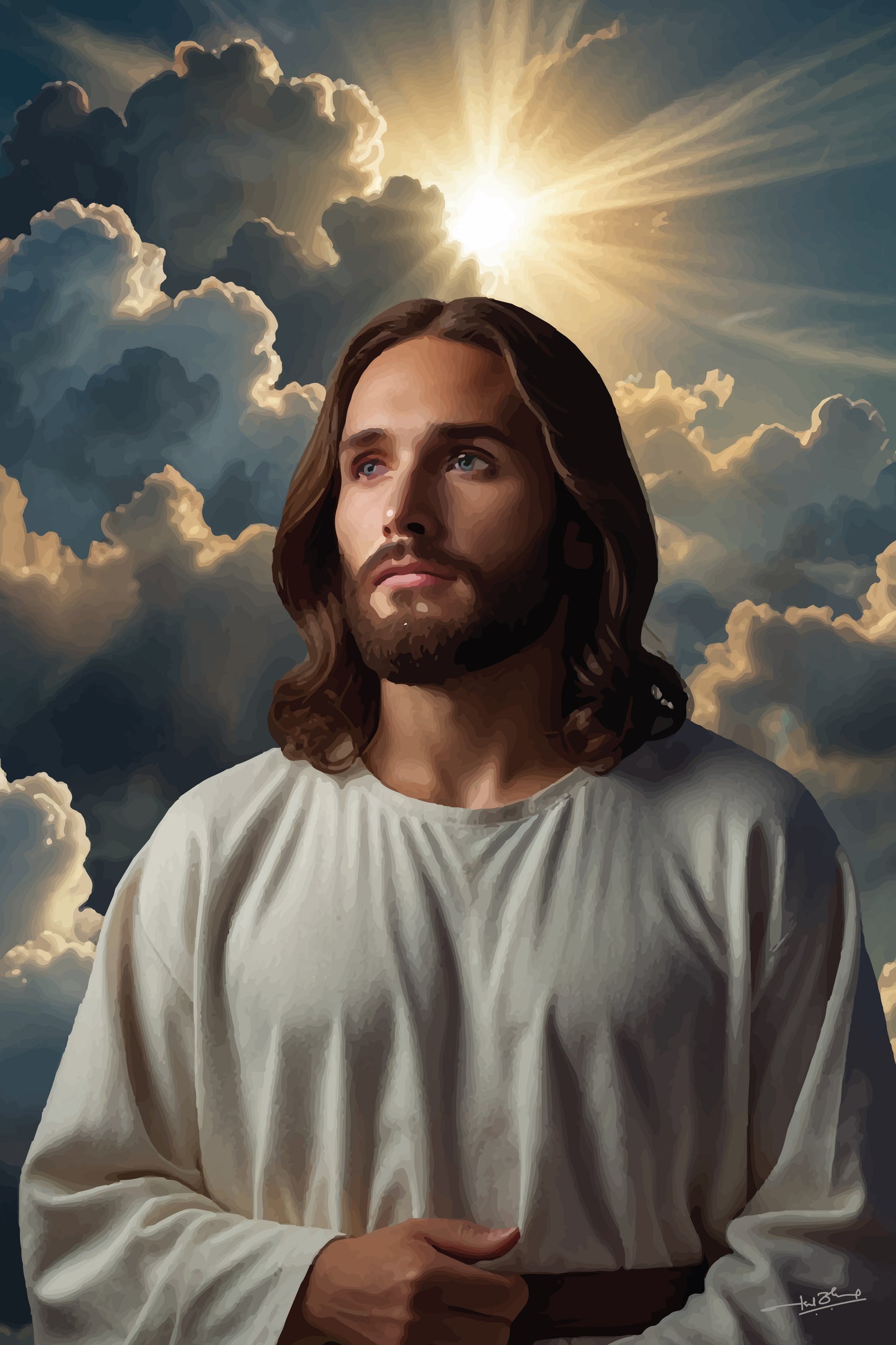Jesus Christ / Digital Art / The Holy One of Bethlehem / Jesus Christ Painting