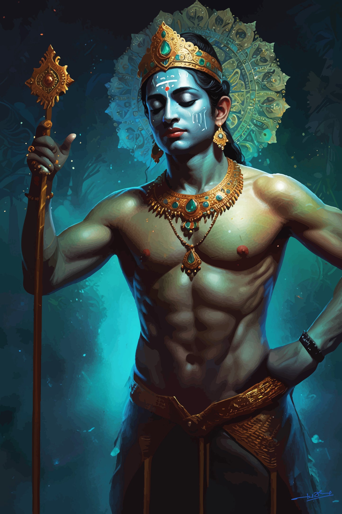 Shiv Putra Kartikeya | Wall Art | Vaastu