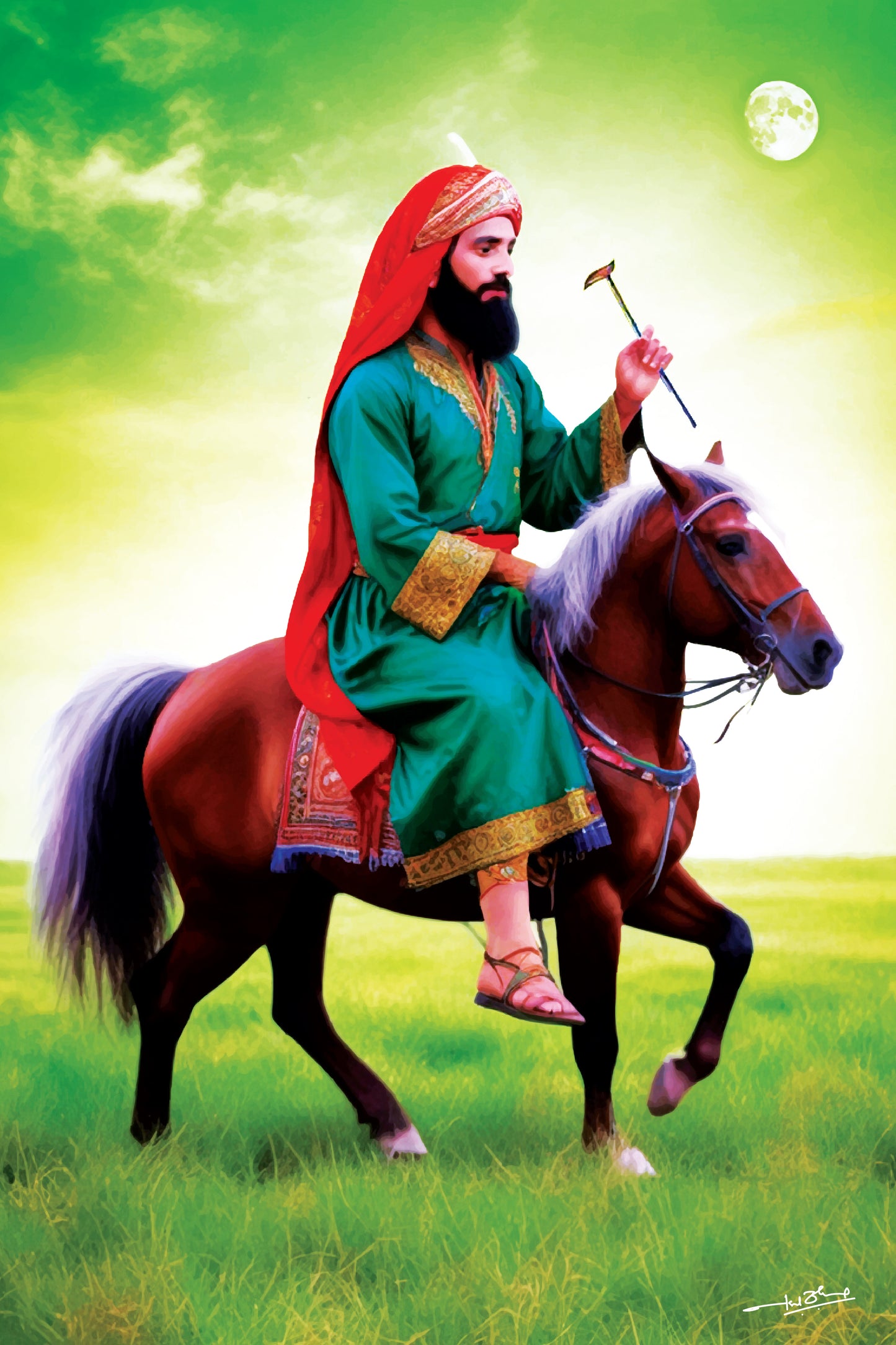 Peer Baba Ji | Digital Art | Wall Art