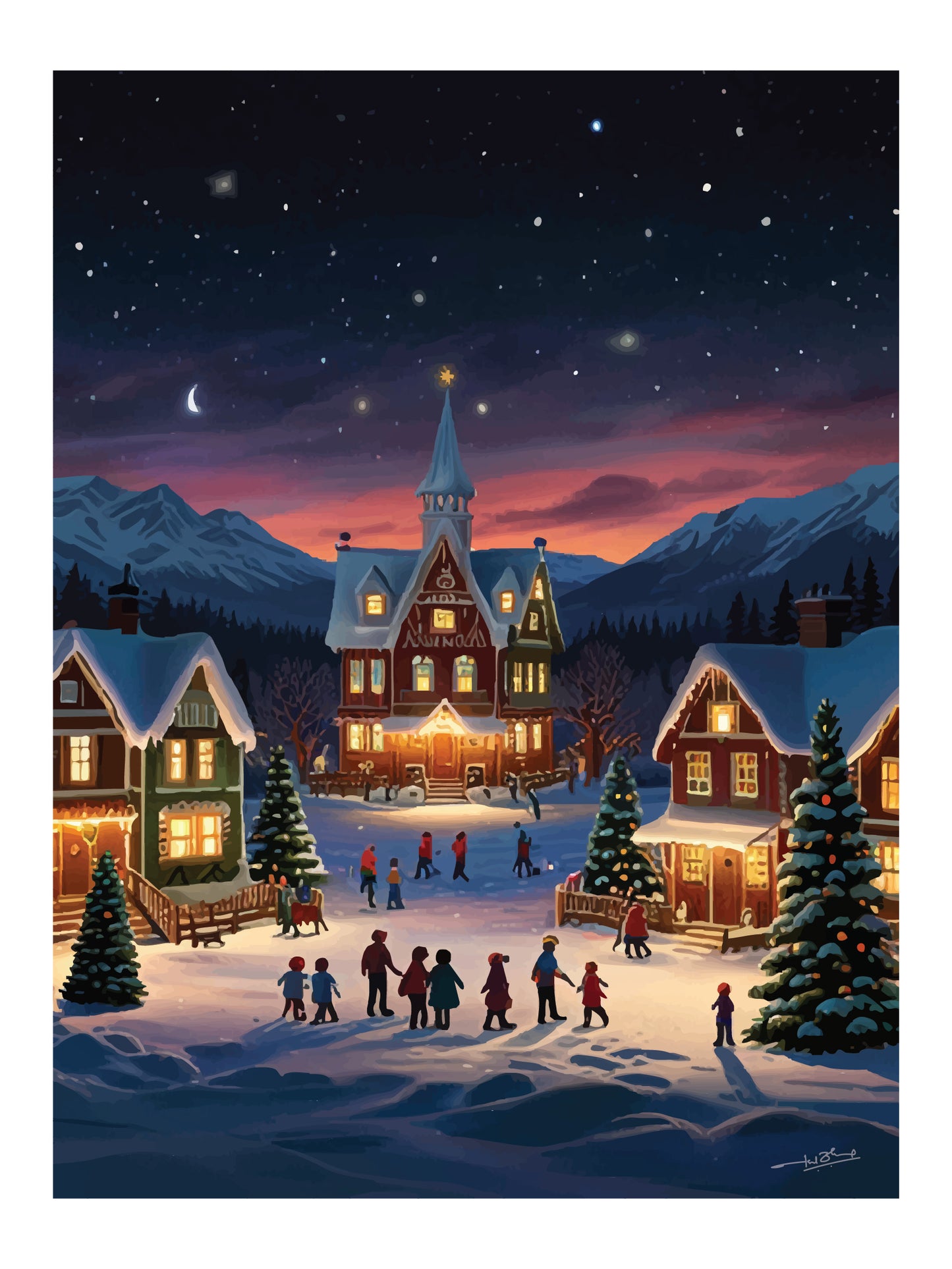 Unwrap the magic of Christmas through art!