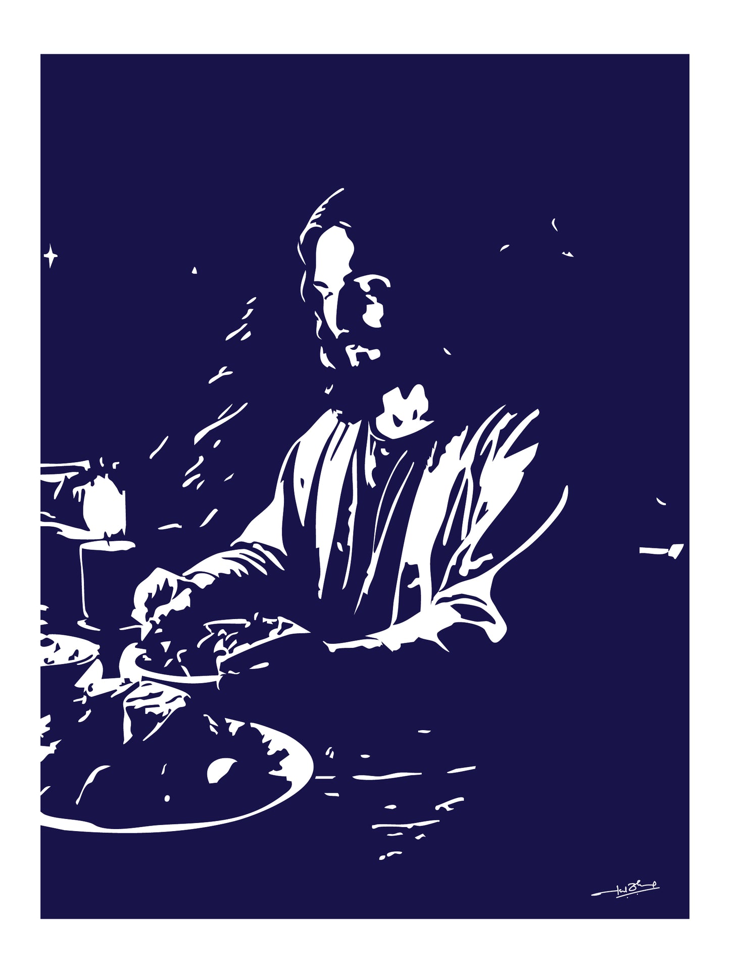 Jesus Minimalist Artwork