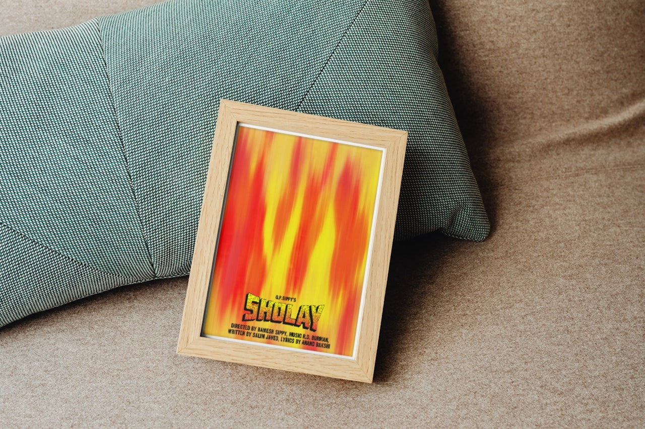 Sholay Minimalist Artwork