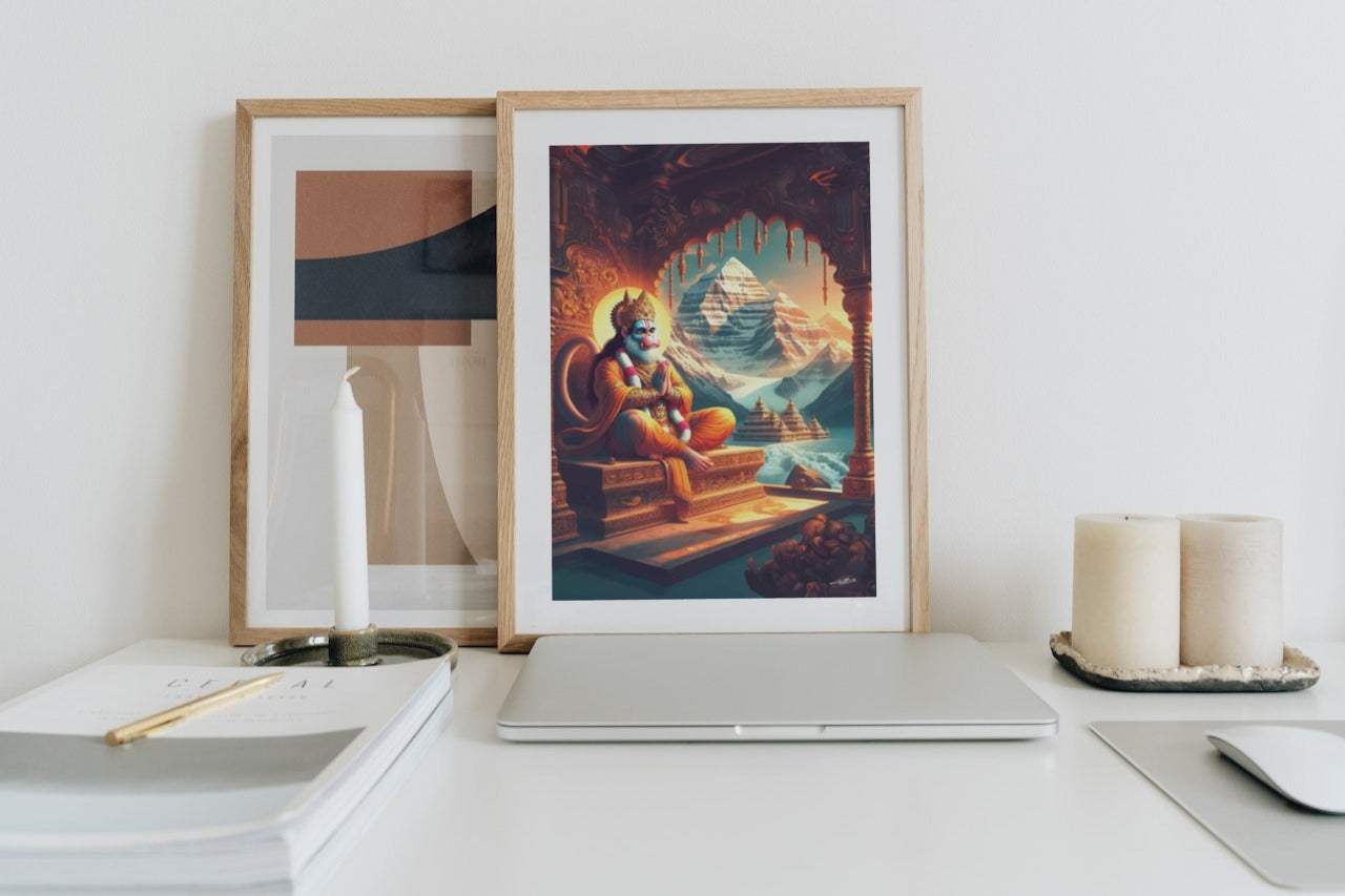 A symbol of strength and devotion | Hanuman Wall Art