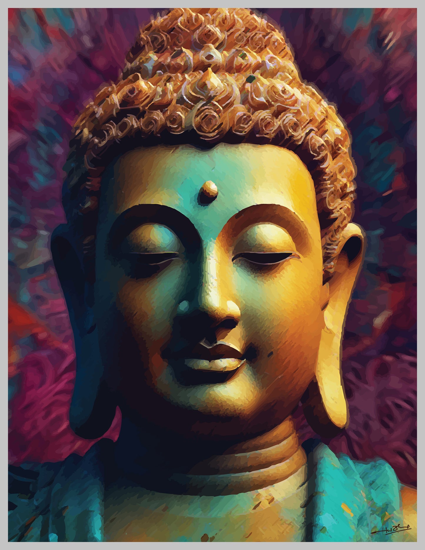 Buddha Bless You | Vaastu Wall Art