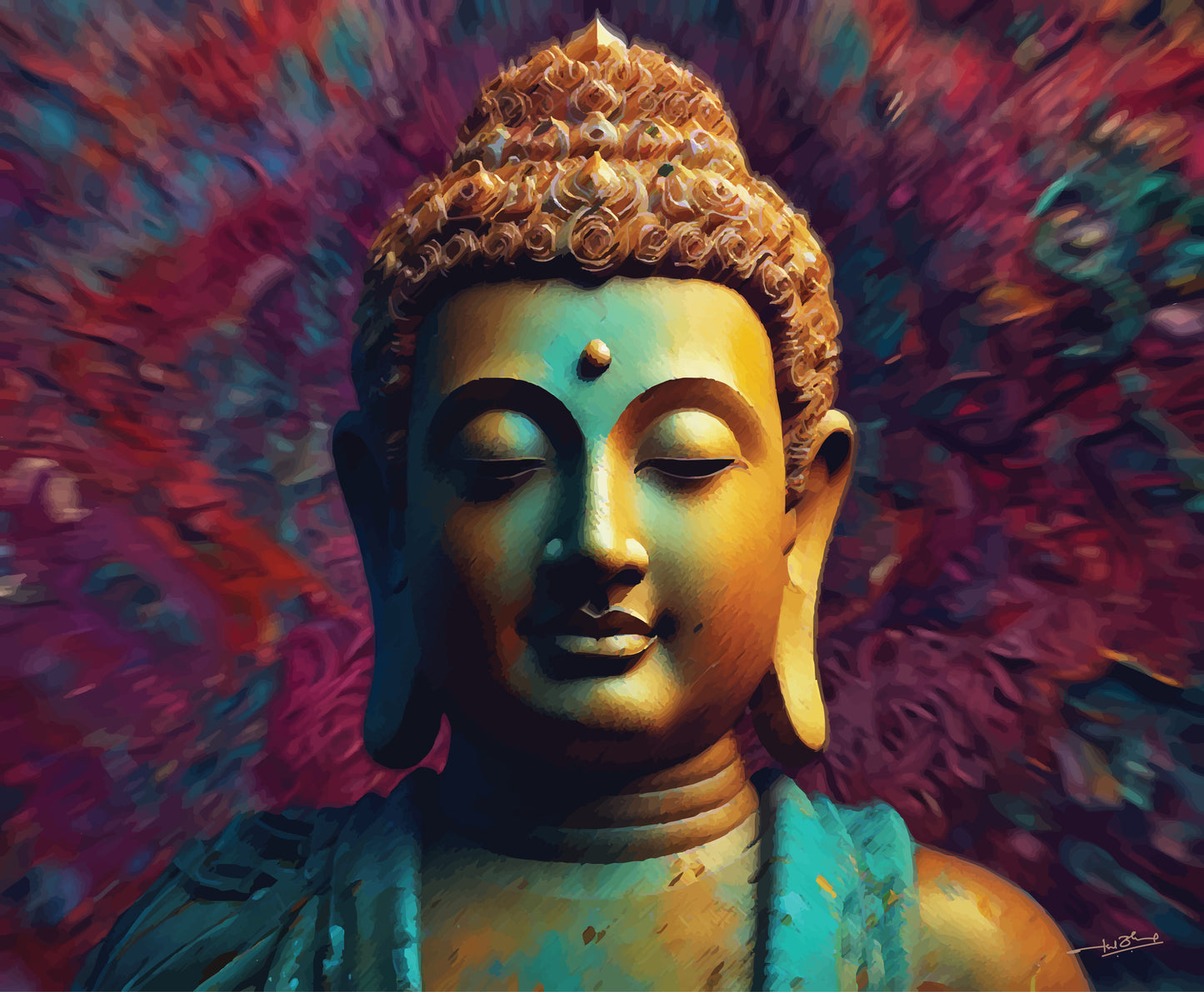 Buddha Bless You | Vaastu Wall Art