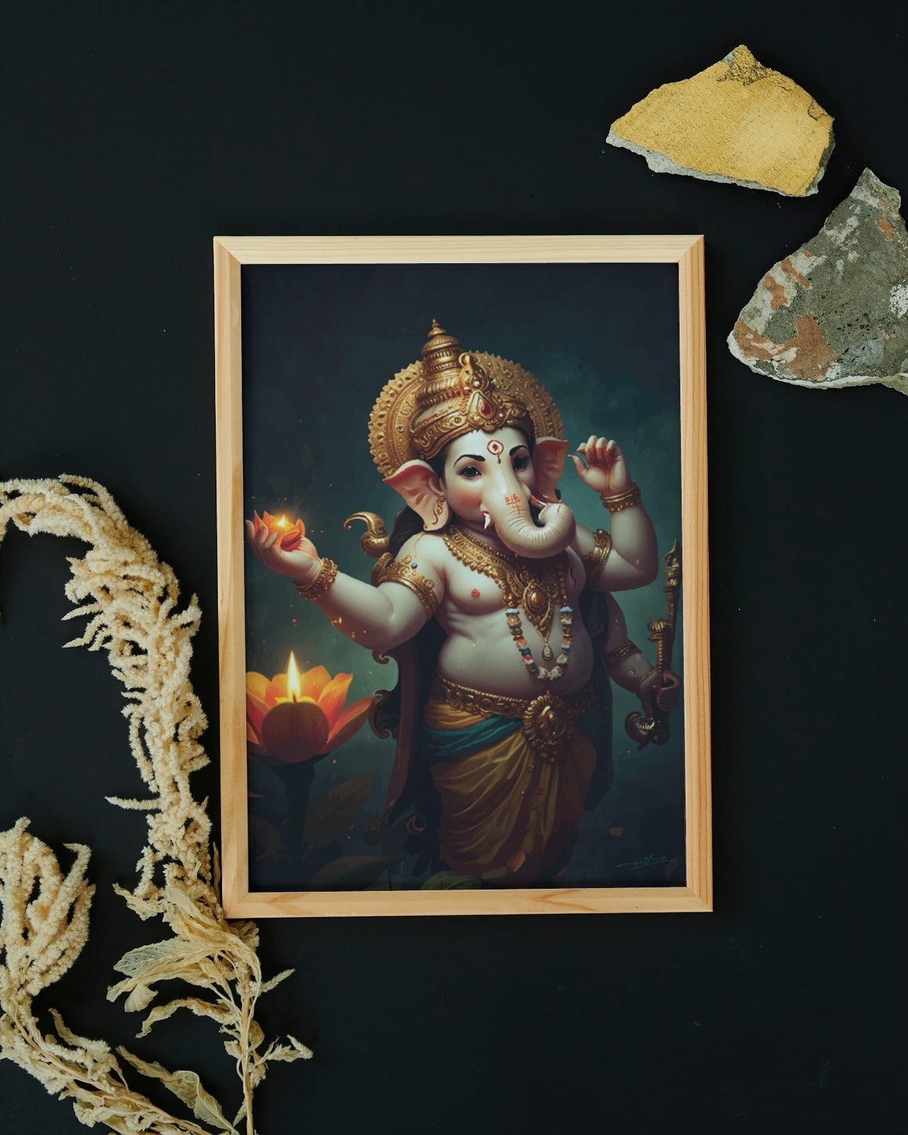 Embrace the divine with Ganpati's grace!